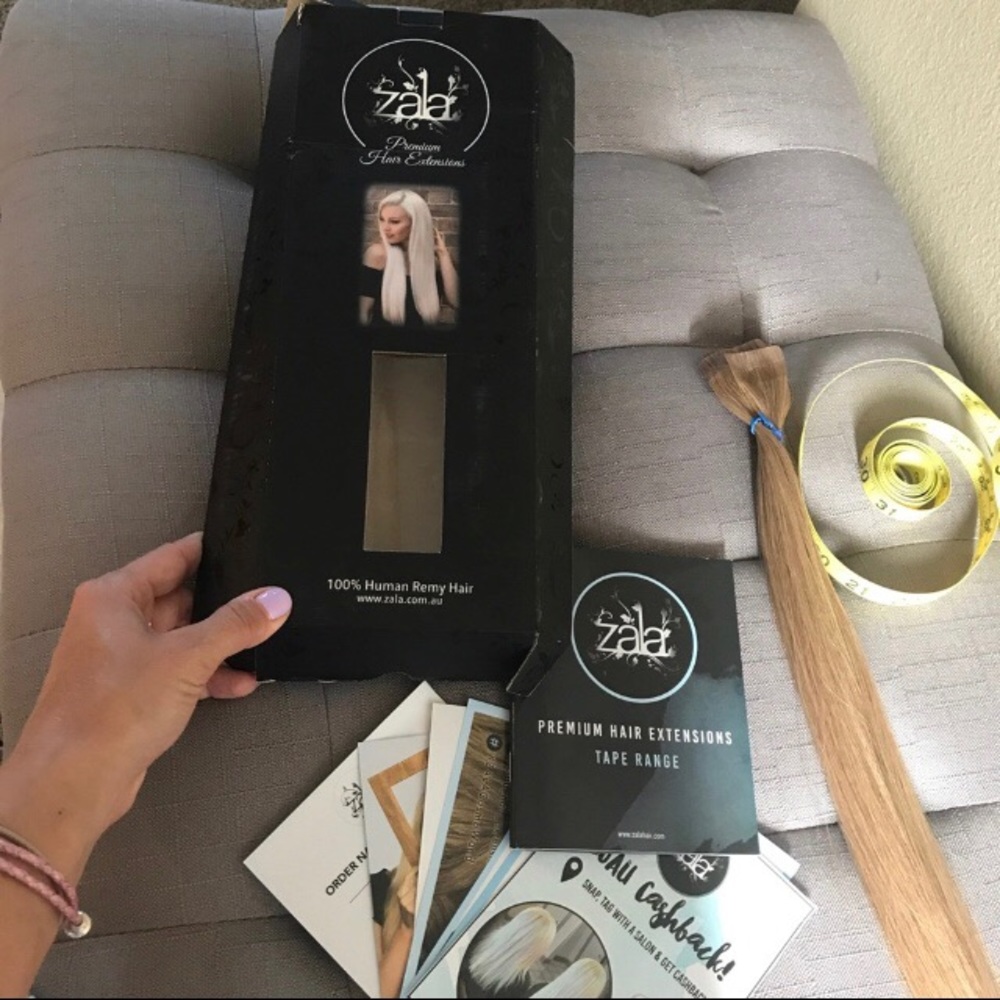 Tape in hair extensions